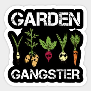 Garden Lovers Garden Gangster Gardeners Gardening Sticker